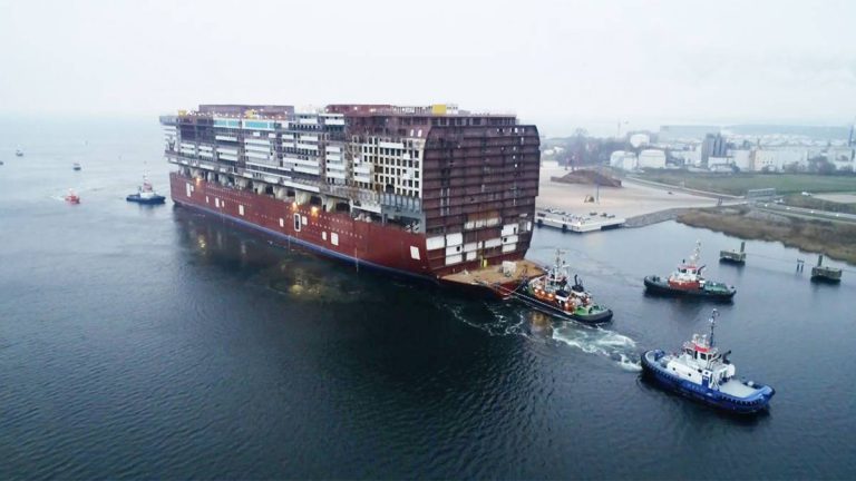 "Global Dream": Größtes Schiff, das je in Deutschland gebaut wurde