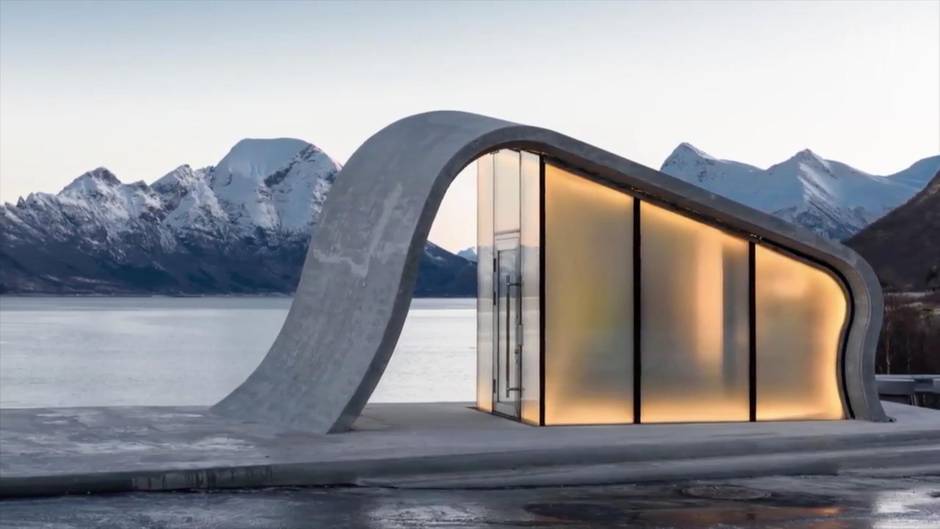 Stilles Örtchen mit Aussicht: Die schönste öffentliche Toilette der Welt steht in Norwegen