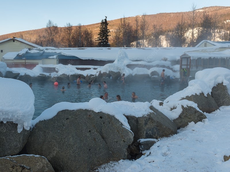 Thermalbad Chena Hot Springs in Alaska